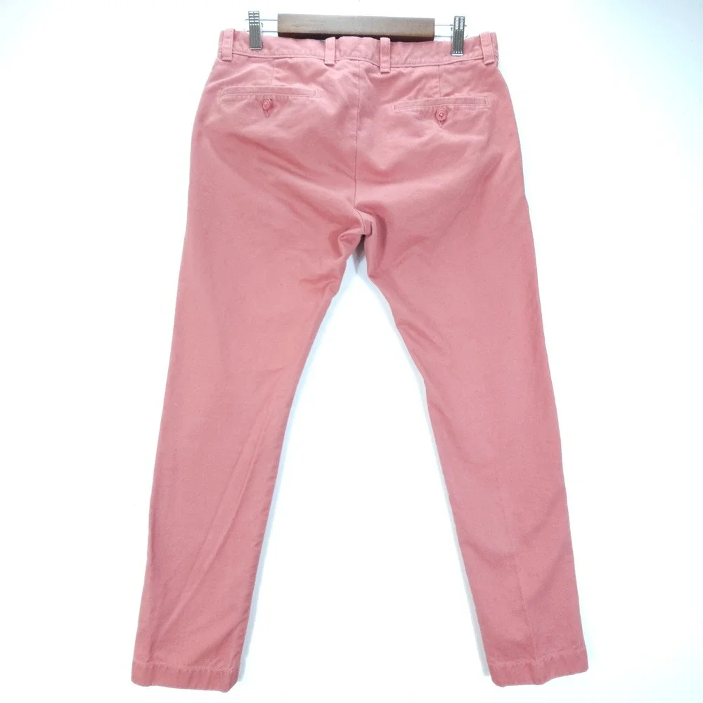Streetwear J Crew 484 Essential Chino Mens 31x30 Pink Slim Fit Pants